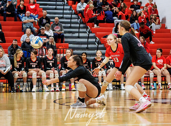 Centennial vs Blaine Girls Varsity Volleyball 182