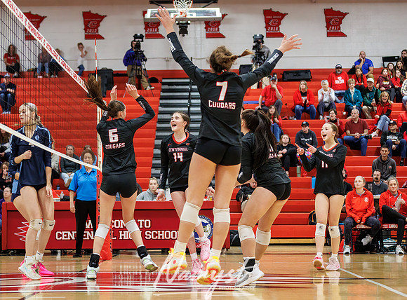 Centennial vs Blaine Girls Varsity Volleyball 196