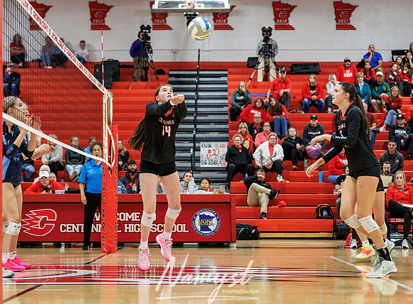 Centennial vs Blaine Girls Varsity Volleyball 201