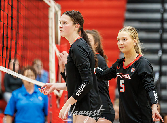 Centennial vs Blaine Girls Varsity Volleyball 214