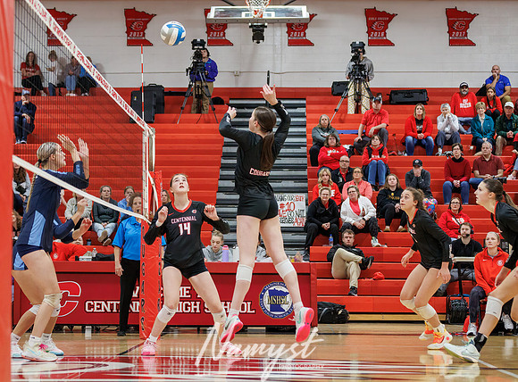 Centennial vs Blaine Girls Varsity Volleyball 218