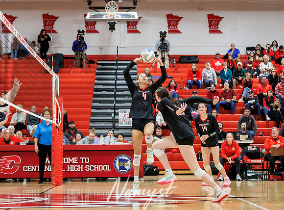 Centennial vs Blaine Girls Varsity Volleyball 224