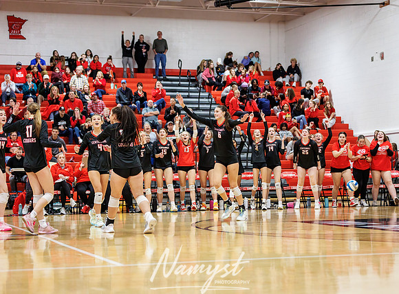 Centennial vs Blaine Girls Varsity Volleyball 239