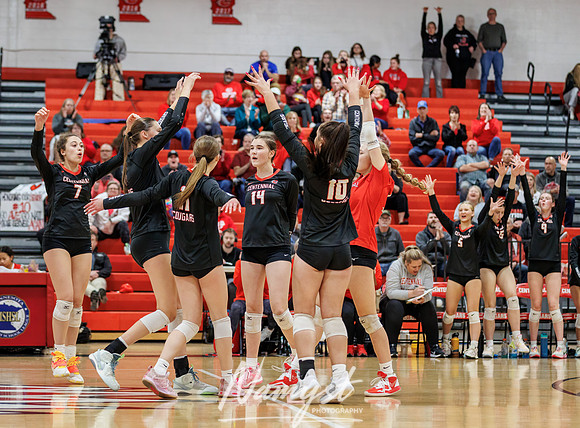 Centennial vs Blaine Girls Varsity Volleyball 246