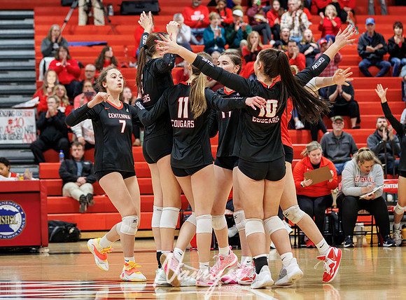 Centennial vs Blaine Girls Varsity Volleyball 248