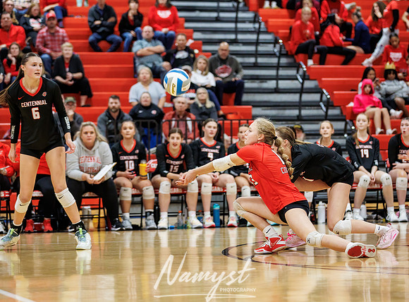 Centennial vs Blaine Girls Varsity Volleyball 254
