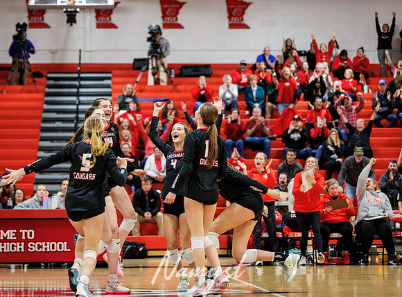 Centennial vs Blaine Girls Varsity Volleyball 268