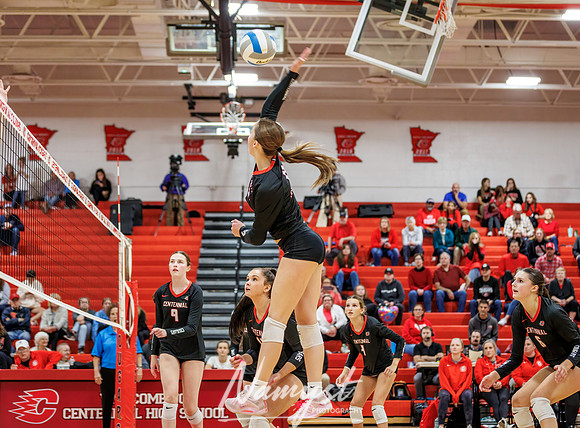 Centennial vs Blaine Girls Varsity Volleyball 272