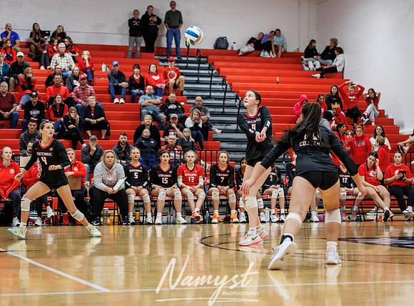Centennial vs Blaine Girls Varsity Volleyball 280