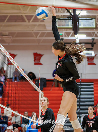 Centennial vs Blaine Girls Varsity Volleyball 281