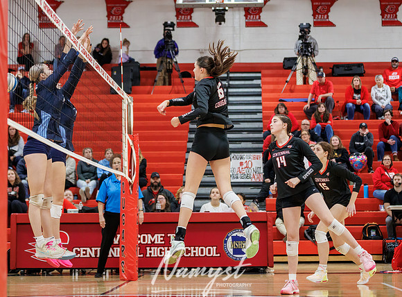 Centennial vs Blaine Girls Varsity Volleyball 285