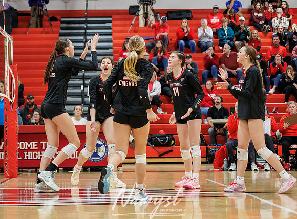 Centennial vs Blaine Girls Varsity Volleyball 287