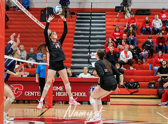 Centennial vs Blaine Girls Varsity Volleyball 289