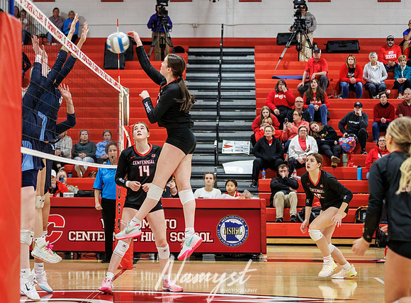Centennial vs Blaine Girls Varsity Volleyball 291