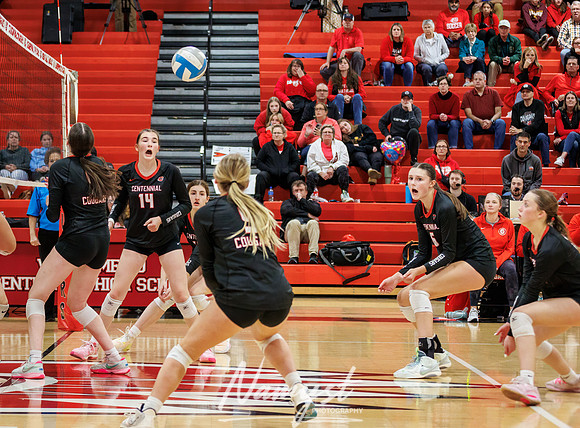 Centennial vs Blaine Girls Varsity Volleyball 292