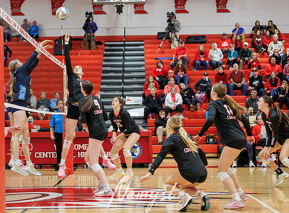 Centennial vs Blaine Girls Varsity Volleyball 294