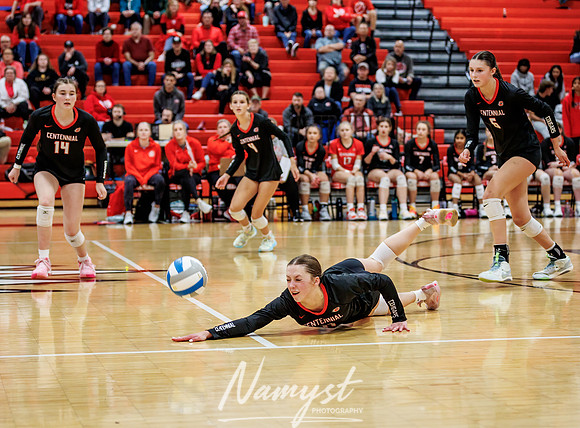 Centennial vs Blaine Girls Varsity Volleyball 299