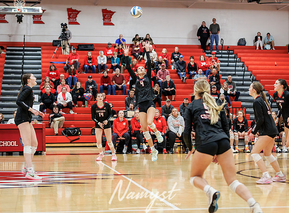Centennial vs Blaine Girls Varsity Volleyball 302