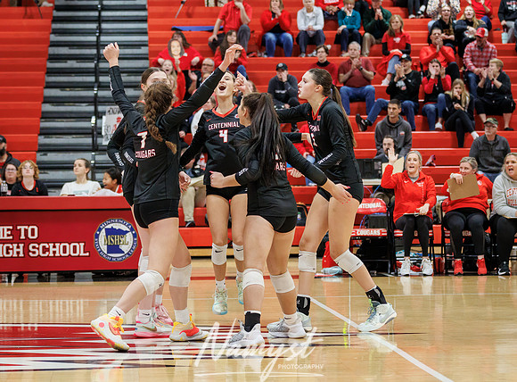 Centennial vs Blaine Girls Varsity Volleyball 309