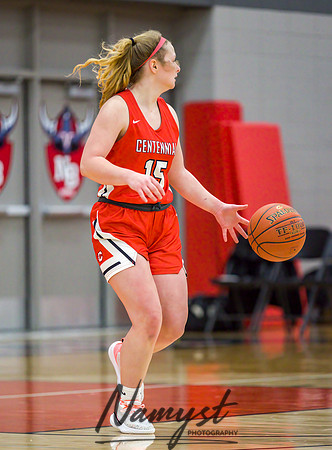 Centennial vs Andover Girls Varsity Basketball 076