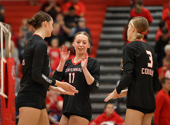 Centennial vs Blaine Girls Varsity Volleyball 9