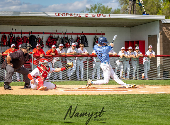 Centennial vs Blaine Varsity Baseball 028