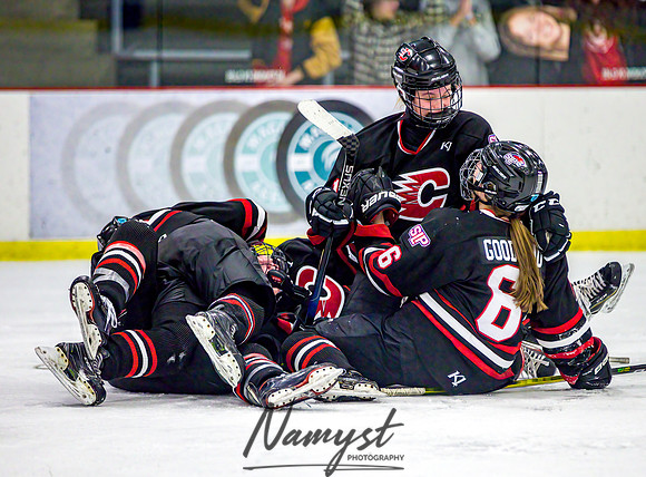 Centennial-Spring Lake Park vs Rogers Girls Varsity Hockey 357