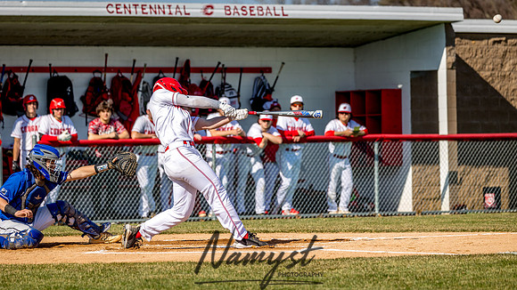 Centennial vs Rogers Varsity Baseball 088