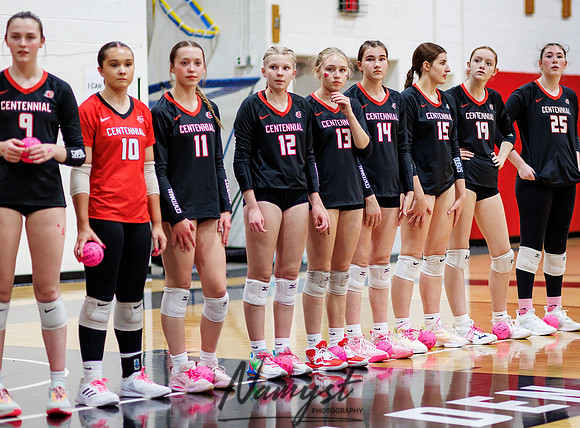 Centennial vs Totino-Grace Varsity Volleyball 34