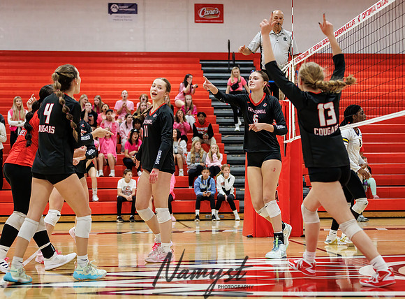 Centennial vs Totino-Grace Varsity Volleyball 45