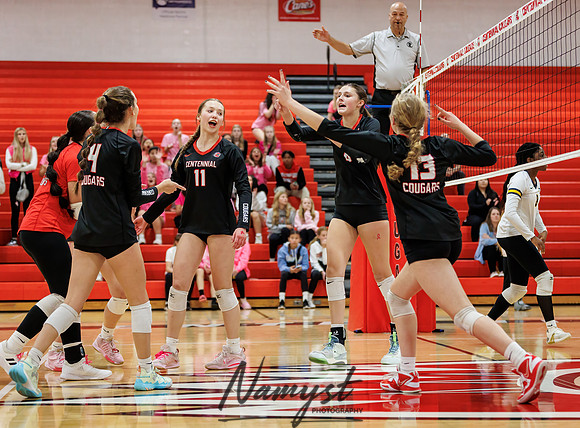 Centennial vs Totino-Grace Varsity Volleyball 46