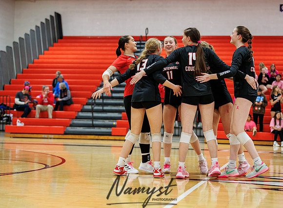 Centennial vs Totino-Grace Varsity Volleyball 61