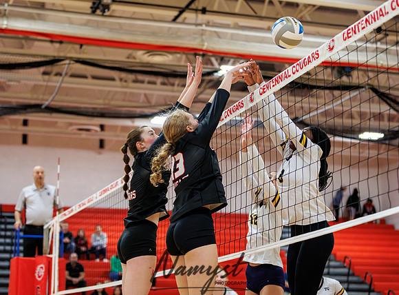Centennial vs Totino-Grace Varsity Volleyball 72