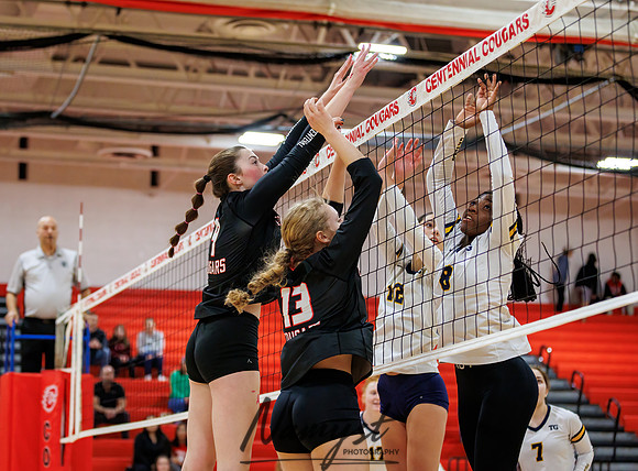 Centennial vs Totino-Grace Varsity Volleyball 73
