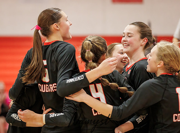 Centennial vs Totino-Grace Varsity Volleyball 77