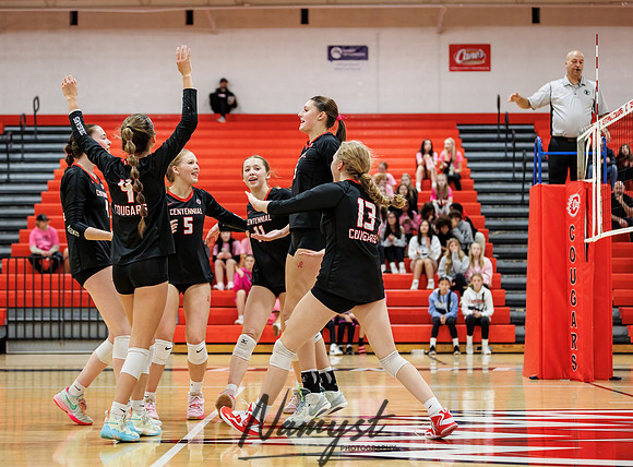 Centennial vs Totino-Grace Varsity Volleyball 81
