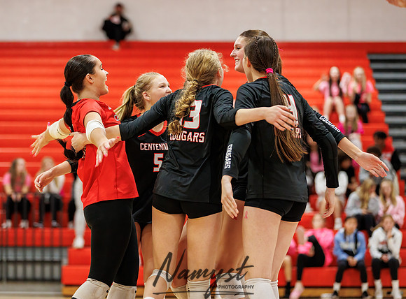 Centennial vs Totino-Grace Varsity Volleyball 84
