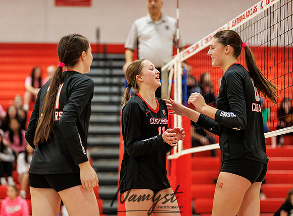 Centennial vs Totino-Grace Varsity Volleyball 86