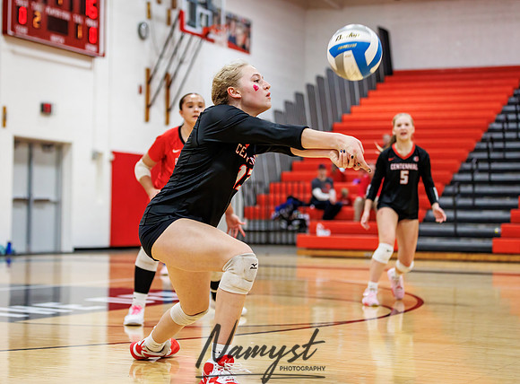 Centennial vs Totino-Grace Varsity Volleyball 89