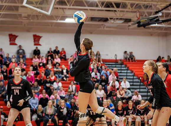 Centennial vs Totino-Grace Varsity Volleyball 97
