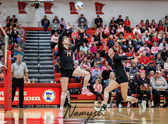 Centennial vs Totino-Grace Varsity Volleyball 109