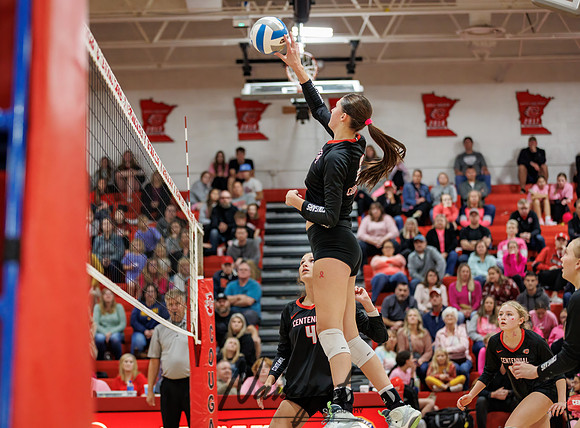 Centennial vs Totino-Grace Varsity Volleyball 128