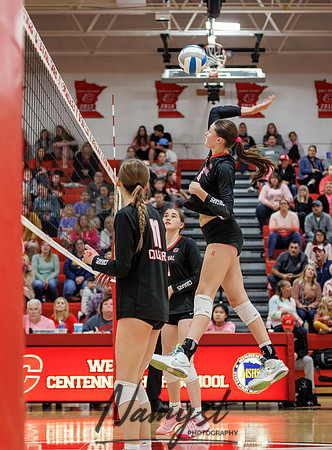 Centennial vs Totino-Grace Varsity Volleyball 130