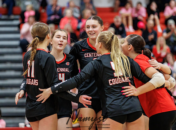 Centennial vs Totino-Grace Varsity Volleyball 134