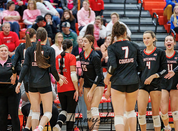 Centennial vs Totino-Grace Varsity Volleyball 137