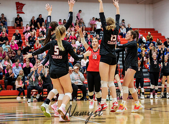 Centennial vs Totino-Grace Varsity Volleyball 141