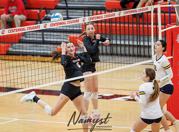 Centennial vs Totino-Grace Varsity Volleyball 147