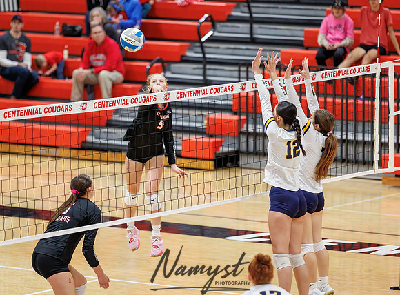 Centennial vs Totino-Grace Varsity Volleyball 149