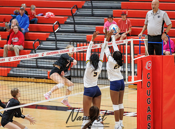 Centennial vs Totino-Grace Varsity Volleyball 153