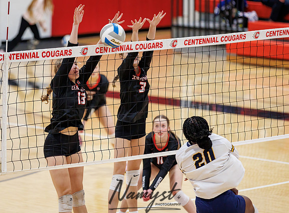 Centennial vs Totino-Grace Varsity Volleyball 155